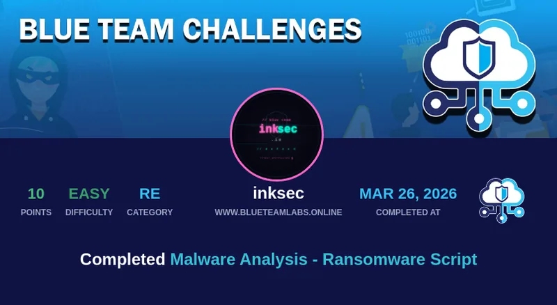 Malware Analysis Ransomware Script